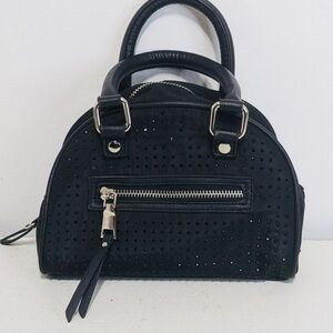 Rehab Bag Madden NYC Crossbody Shoulder Bag Crystal OverlayGuitar Strap GC